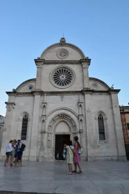 Grand European Cathedral Facade