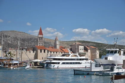 Scenic View of Croatian Harbor