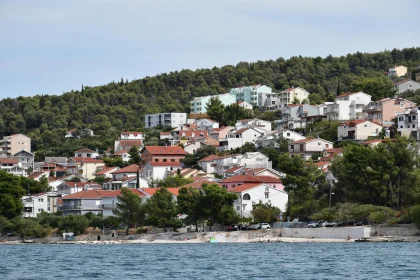 Mediterranean Hillside Town View