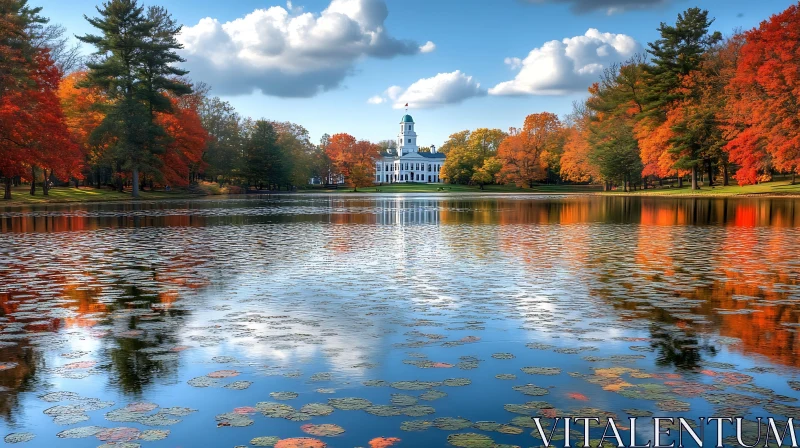 Autumn Serenity by the Lake