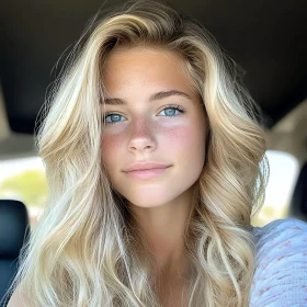 Young Woman with Natural Beauty