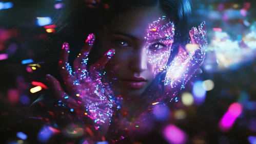Neon Fantasy Portrait