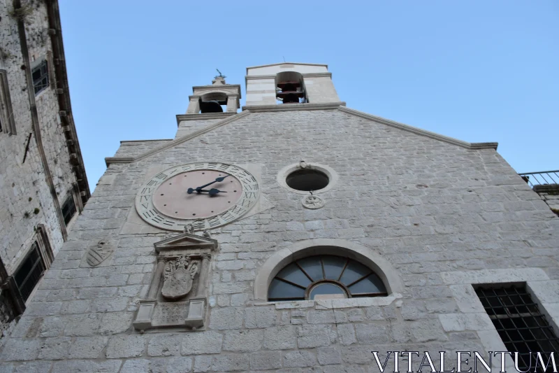 PHOTO Old Clock Tower Architecture