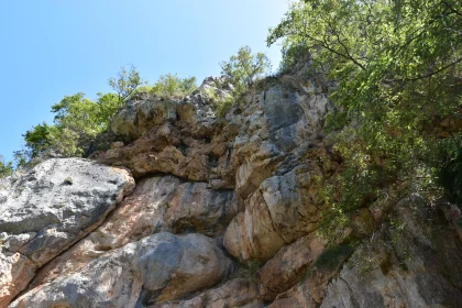 Cliff with Greenery