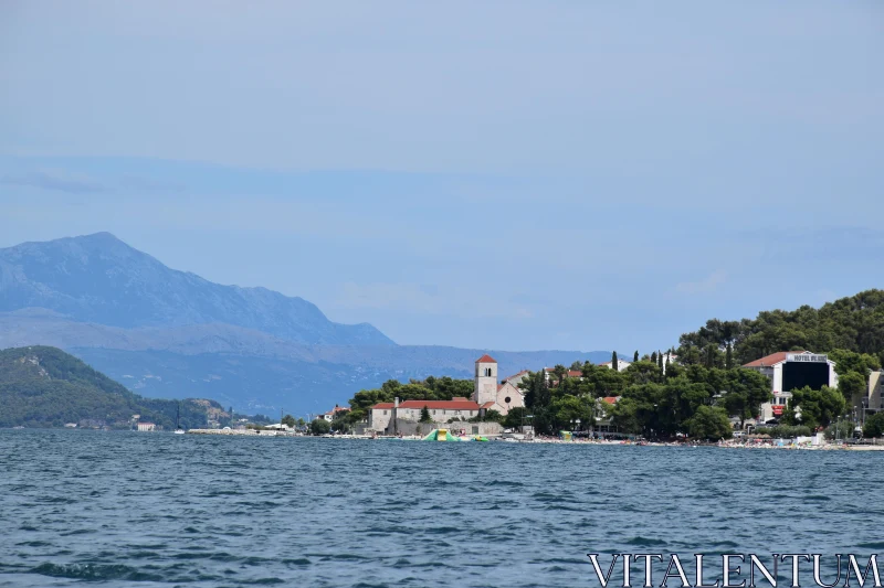 Historic Croatian Coastline Free Stock Photo