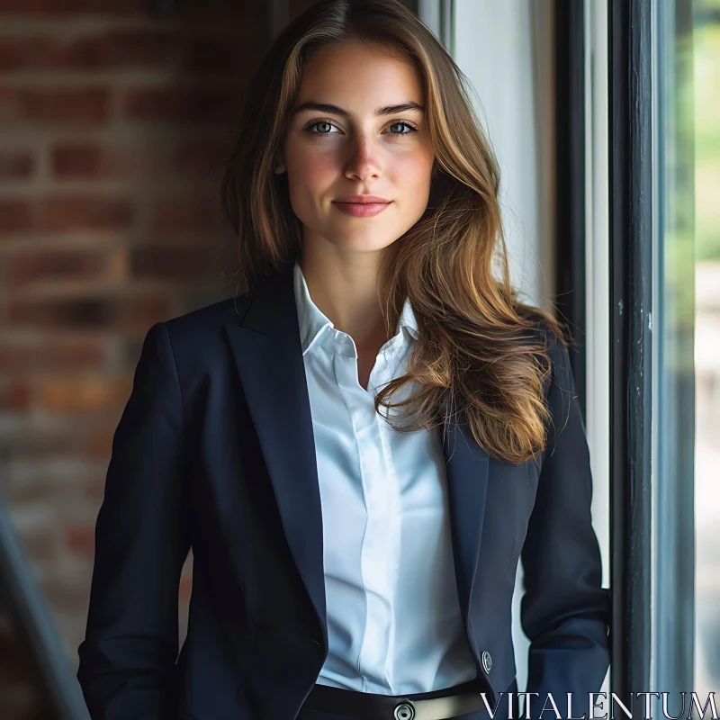 Confident Businesswoman Portrait AI Image