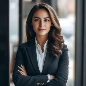 Businesswoman Portrait in Modern Office Setting