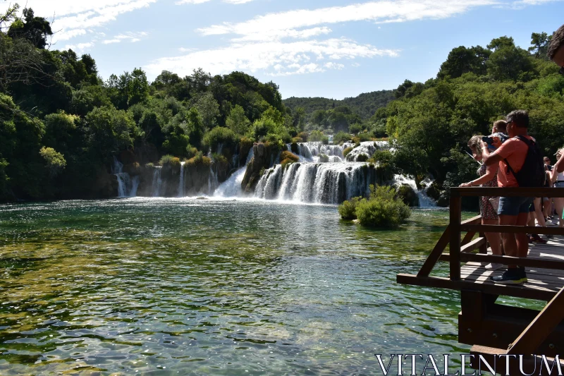 PHOTO Waterfall at Krka Park