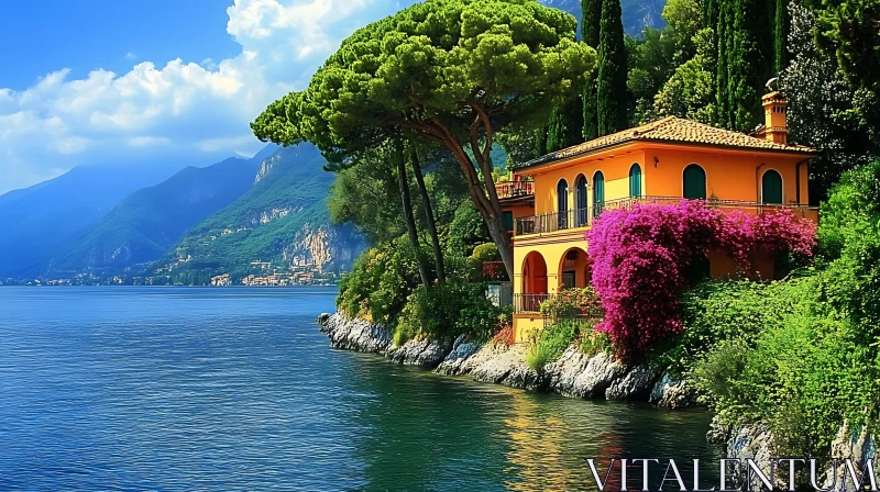 Charming Lakeside Villa Amidst Nature