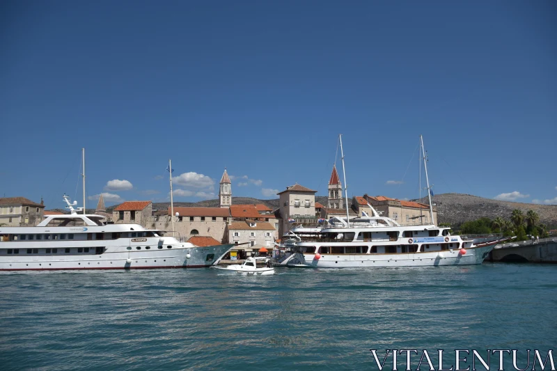 PHOTO Yachts Docked in Croatian Harbor