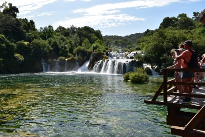 Waterfall at Krka Park