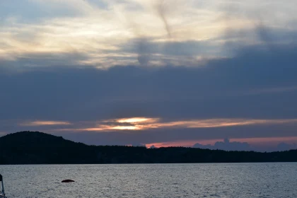 Twilight Over Calm Waters