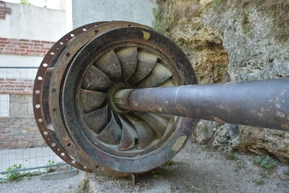 Rusted Metal Turbine