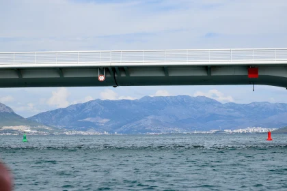 Scenic Bridge and Mountain View