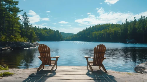 Tranquil Waterside Scene