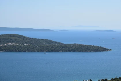 Island in Tranquil Waters