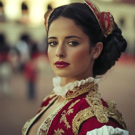 Stunning Traditional Costume Portrait of a Woman