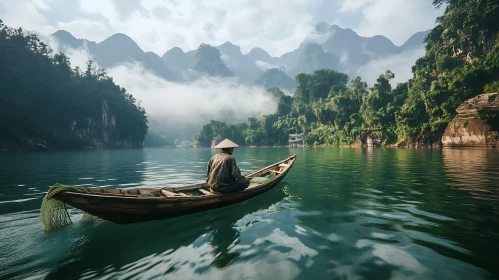 Serene Mountain River Adventure