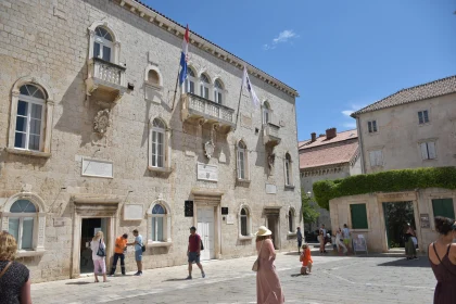 Charming Croatian Square Scene