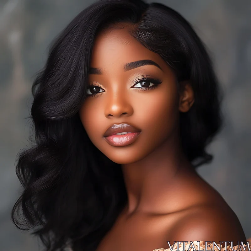 AI ART Sophisticated Portrait of a Stunning Woman