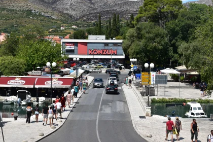 Bustling Croatian Urban Landscape