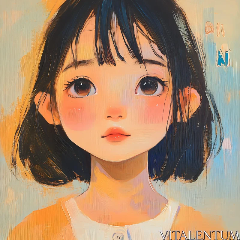 AI ART Anime Girl Portrait