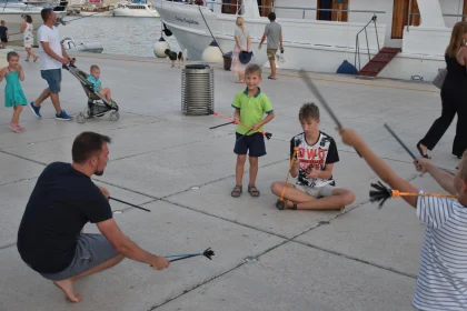 Seaside Activity Scene