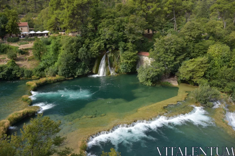 Peaceful River Scene Free Stock Photo