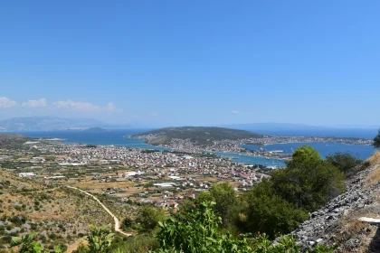 Stunning Seascape Overlooking a Coastal Town