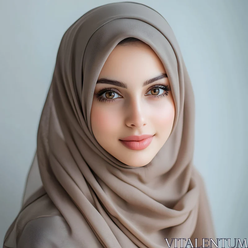 Elegant Hijabi Woman Portrait