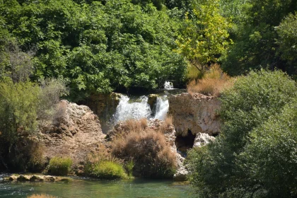 Tranquil Cascade Amidst Nature