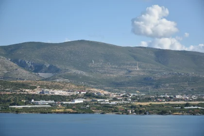 Scenic View of Mountains and Sea