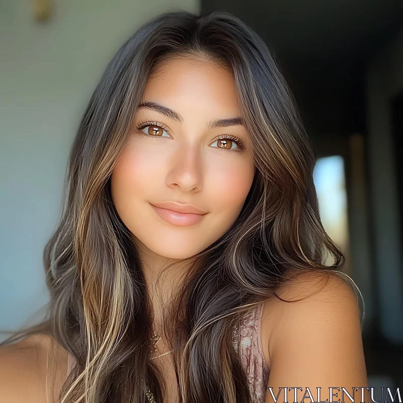 Beautiful Young Woman Portrait