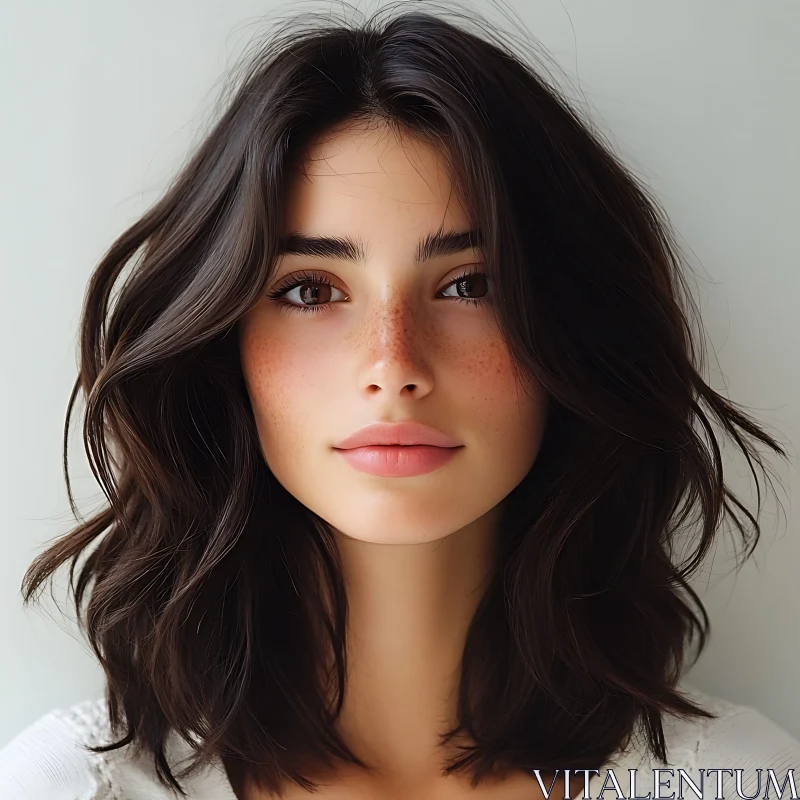 Natural Beauty: Woman's Portrait