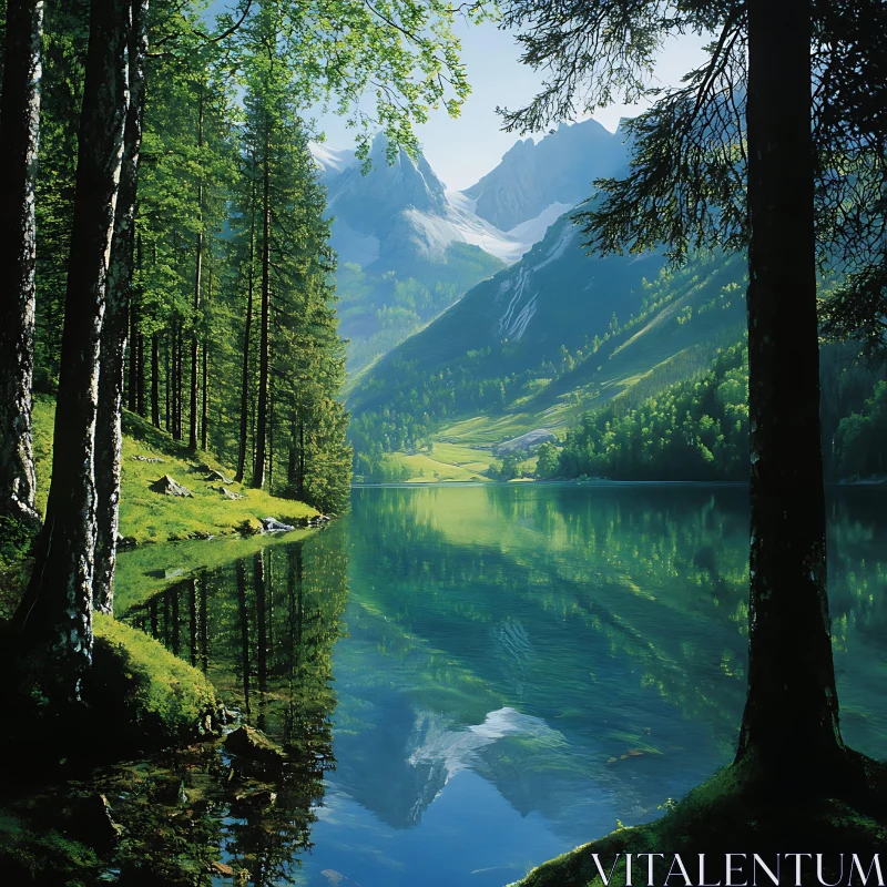 Serenity by the Lake amidst Forest and Mountains Serenity by the Lake amidst Forest and Mountains