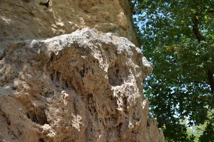 Rock Formation in Sunlight