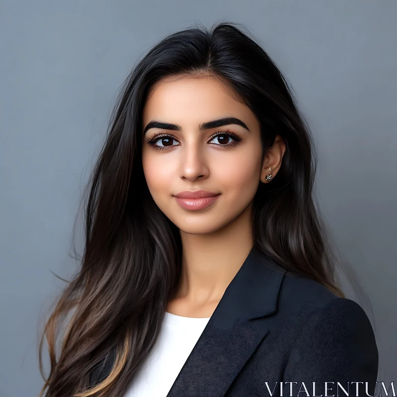 Confident Businesswoman Professional Portrait AI Image