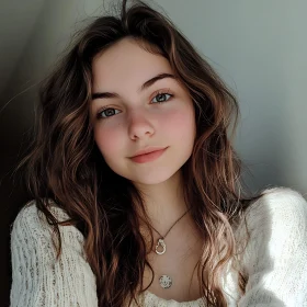 Natural Beauty Portrait of a Young Woman