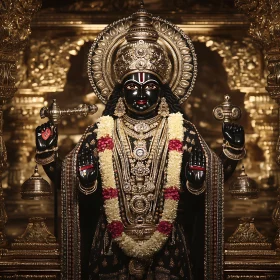 Intricately Designed Divine Sculpture