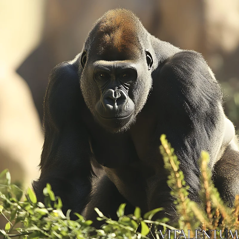 Gorilla in the Wild: A Powerful Presence Gorilla in the Wild: A Powerful Presence