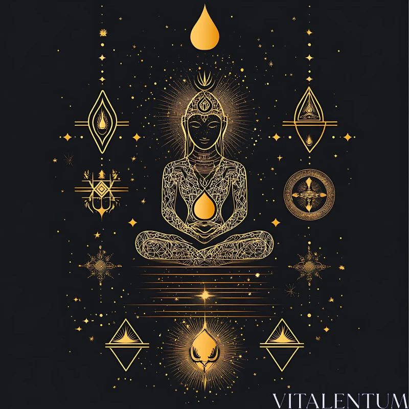 Golden Lines Spiritual Art