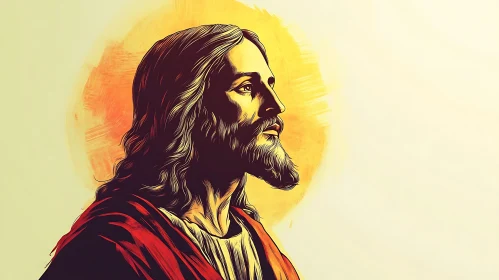Inspirational Religious Portrait