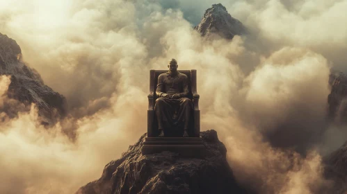 Solitary Throne in the Clouds