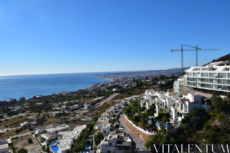 Spanish Coastal Architecture View Free Stock Photo