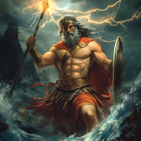 Lightning-Wielding Warrior God