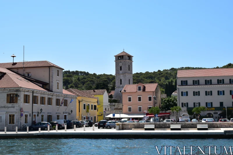 PHOTO Scenic Croatian Waterfront View