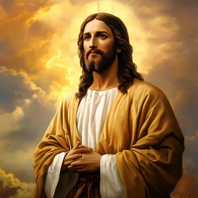 Heavenly Portrait of Jesus Christ