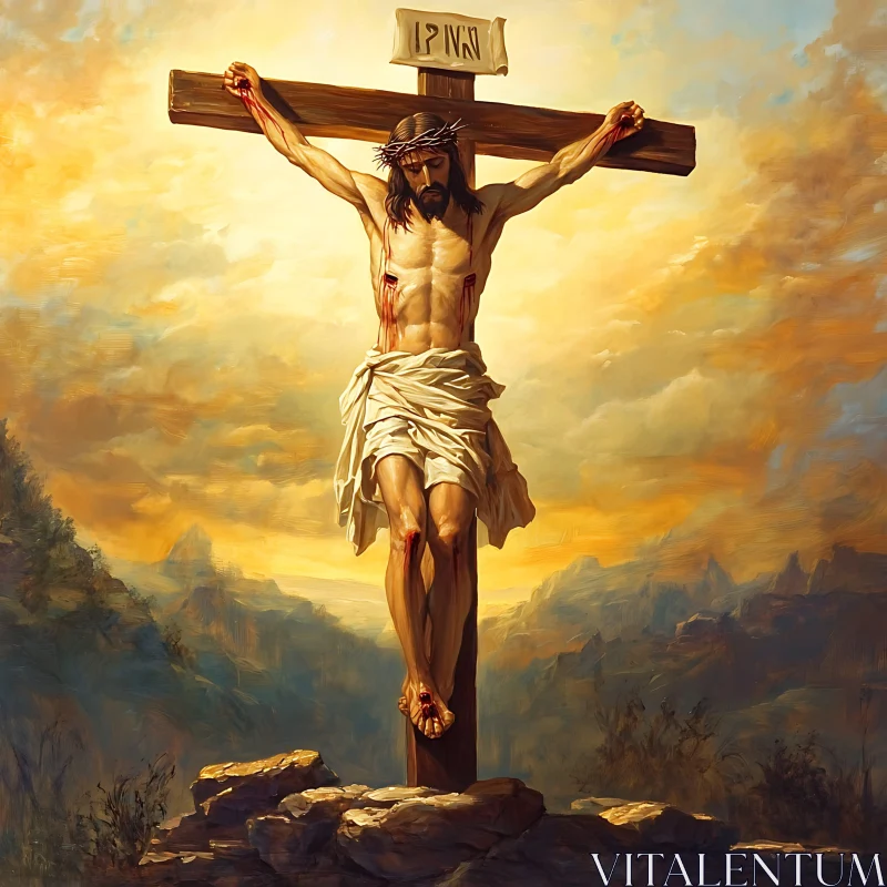 CRUCIFIXION AI Image