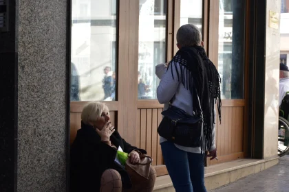 City Sidewalk Interaction