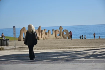 Strolling at Malagueta Beach